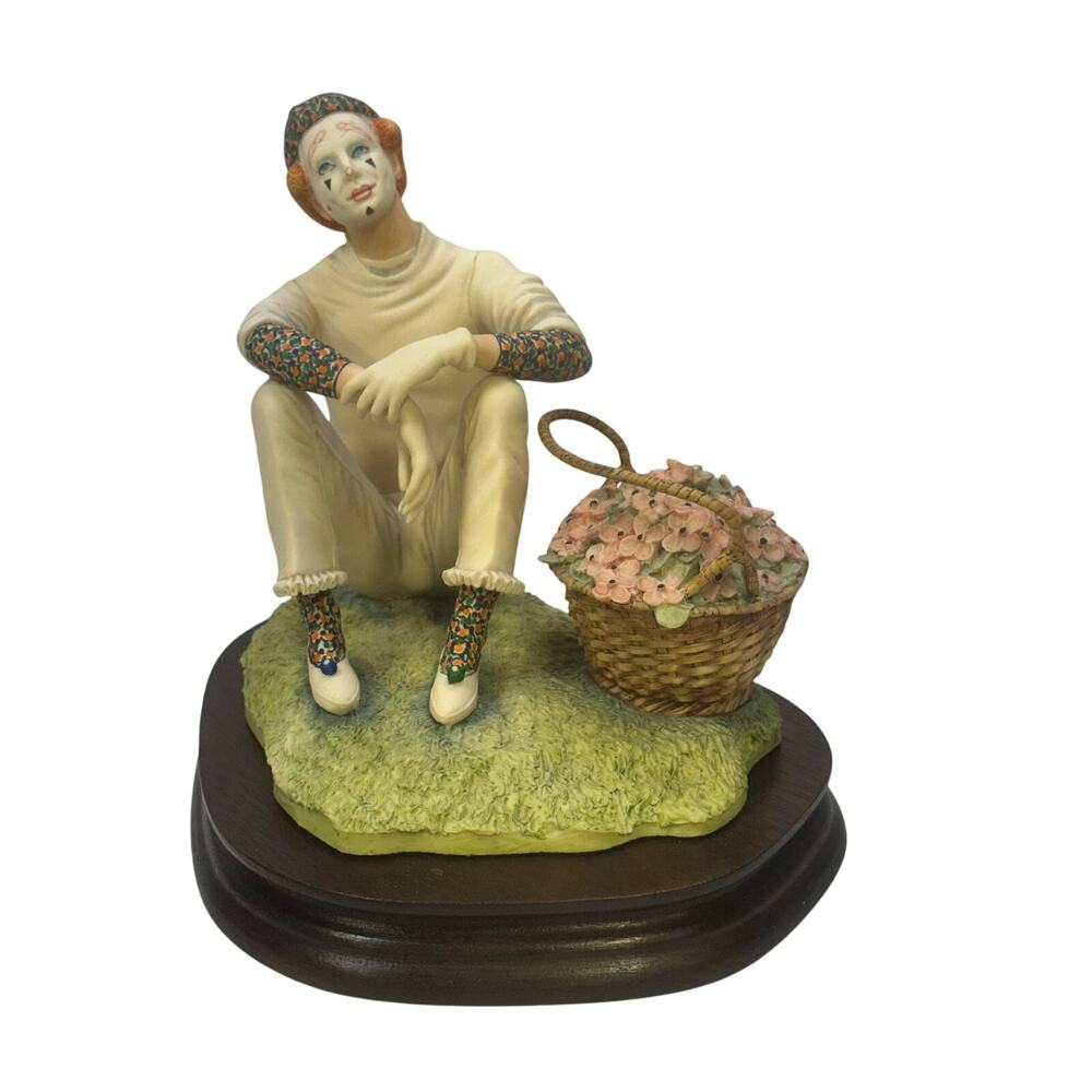 Schmid 'Reprise' Porcelain Clown Figurine Ben Black Signed Limited Ed 693/2500